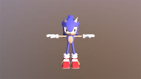 Sanic - Download Free 3D model by Angery.Evo (@Sir.Evo) [33fe8f7 ...