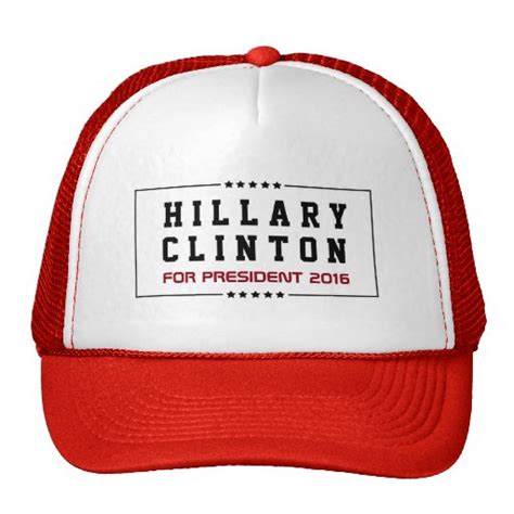 Frame Stars Hillary Clinton 2016 Election Trucker Hat | Zazzle