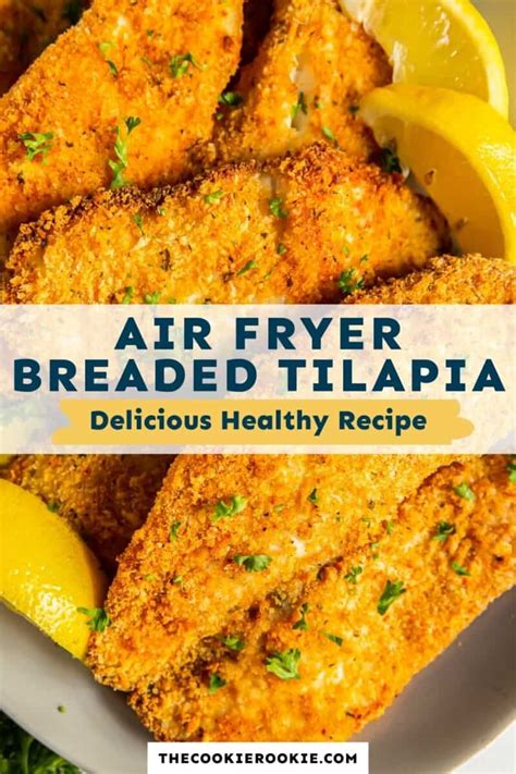 Air Fryer Breaded Tilapia Recipe - The Cookie Rookie®