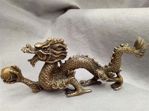 decorations for inch Home Decoration Chinese Brass Carved Dragon Statue/Chinese dragon Sculpture ...