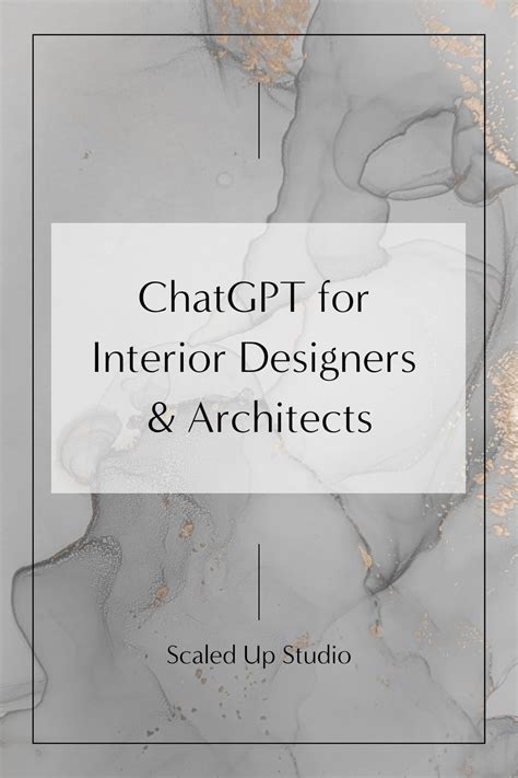 ChatGPT for Interior Designers and Architects — Flint Studio | Websites ...