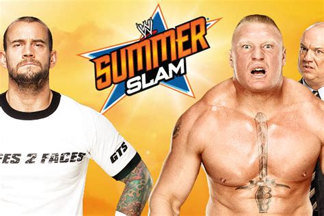 It's official: CM Punk vs. Brock Lesnar booked for SummerSlam 2013 - Cageside Seats