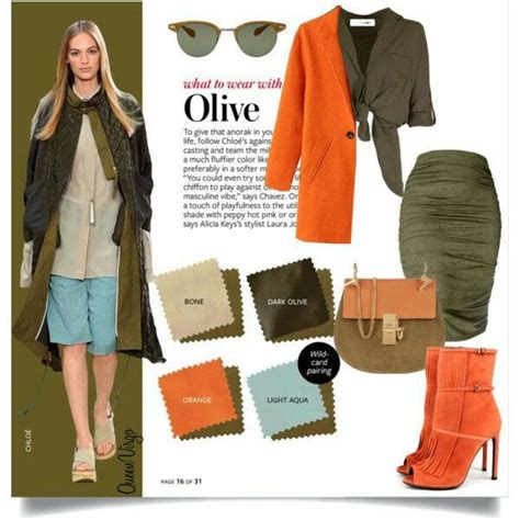 How to wear olive green | Color combinations for clothes, Color combos outfit, Green color ...