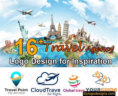 16+ Best Travel Agency Logo Design with Mockup - Diy Logo Designs ...