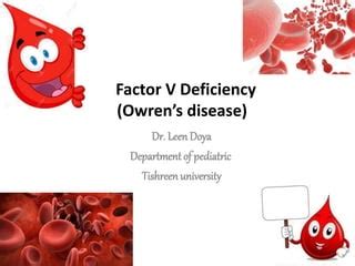 Factor v deficiency | PPT