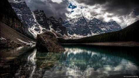 Lake Moraine, winter, mountains, canada, HD wallpaper | Peakpx