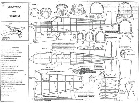 Bonanza Plans - AeroFred - Download Free Model Airplane Plans