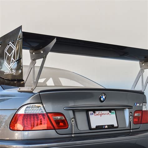 ZWG330 Carbon Rear Wing - E46 BMW 3 Series – Zebulon Motorsport