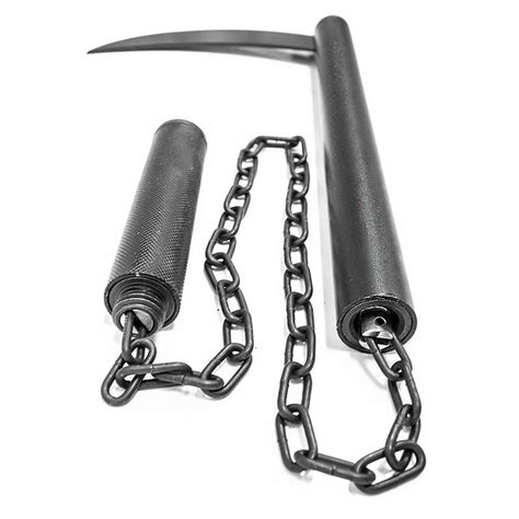 Ninja Kusari-Gama - Ninjutsu Kama Weapon - Ninjitsu Chain Kama | KarateMart.com Ninja Weapons ...