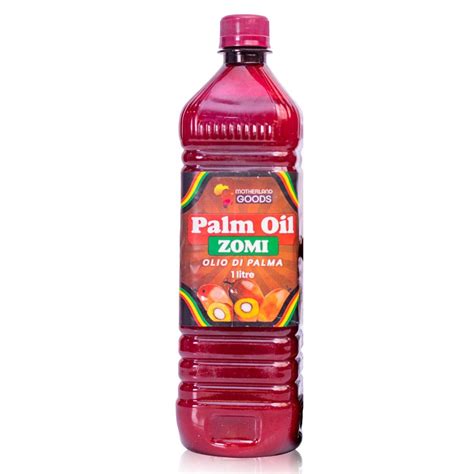 MOTHERLAND GOODS Zomi Palm Oil 1 Liter of Premium Vegetable Oil Ultimate Organic Oil for Cooking ...