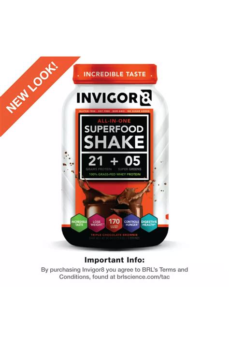 Invigor8 Chocolate Superfood Shake