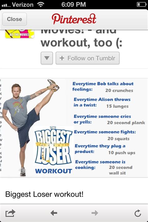 Biggest Loser Workout Plan Pdf - WorkoutWalls