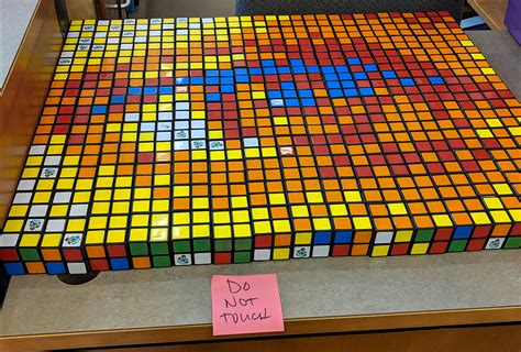 Stevens Students Create Mosaic "Masterpiece" Out of Rubik's Cubes - Burnt Hills - Ballston Lake ...