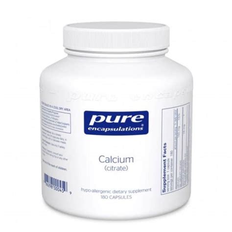 Calcium Citrate (180 Capsules) - Doctor's Nutrition