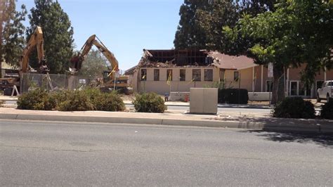 Demolition of Standard Middle School in Oildale, California on July ...