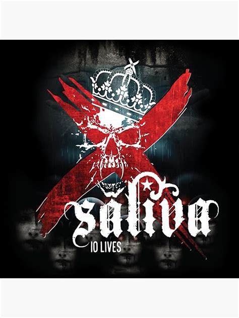 "Saliva Band Logo Music 10 Lives" Photographic Print for Sale by mgerrina76 | Redbubble