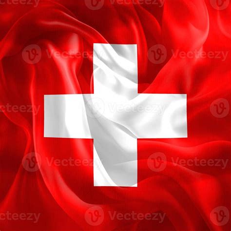 Swiss flag - realistic waving fabric flag 23192922 Stock Photo at Vecteezy