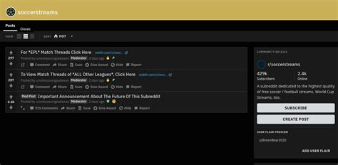 Reddit Soccer Streams Is Gone! 8+ Best Alternatives For /r/SoccerStreams