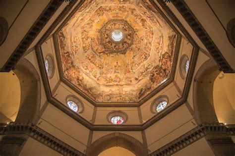 Interior of the dome, Cathedral, Florence (Cattedrale di Santa Maria ...