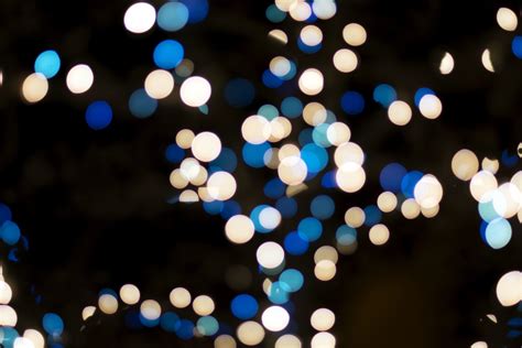 Free picture: illuminated lights, blurred light, night