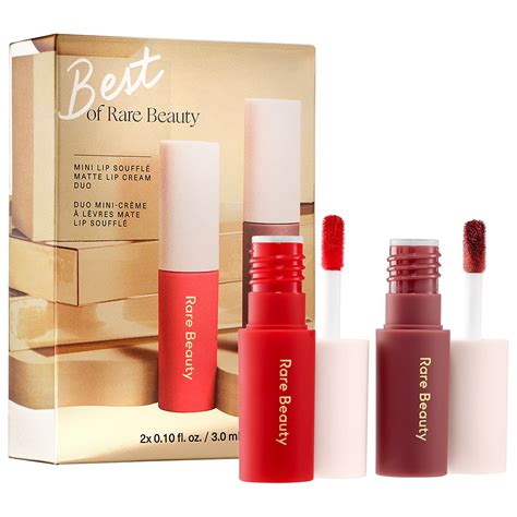 Rare Beauty by Selena Gomez + Mini Lip Souffle Matte Cream Lipstick Duo