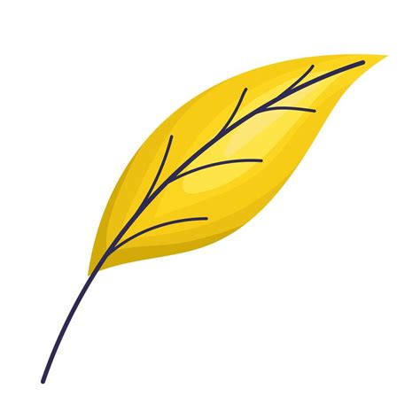 yellow leaf icon 2740066 Vector Art at Vecteezy