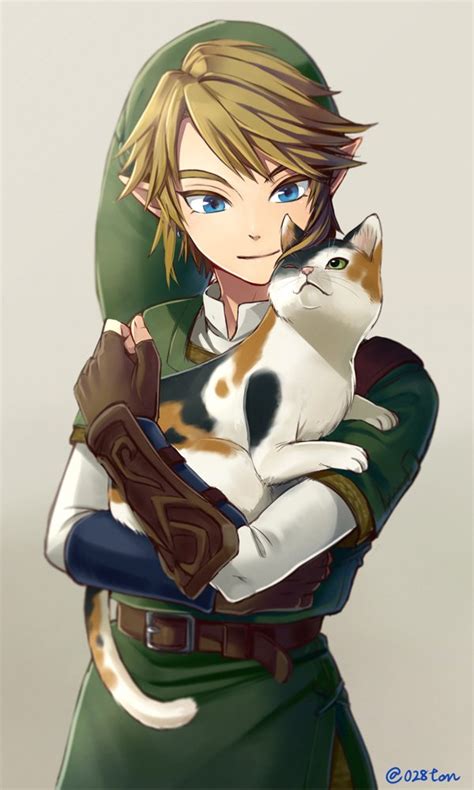 link with the kitty : r/linkiscute