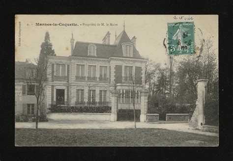 Marnes-la-Coquette - Propriété de M. le Maire - Carte postale ancienne ...