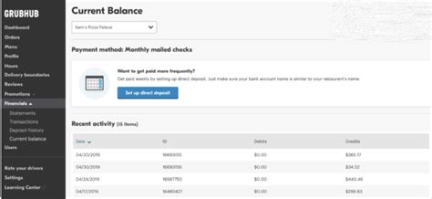 Grubhub for Restaurants Payments & Finances | Grubhub for Restaurants