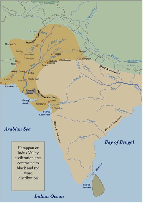 Map Of Harappan Civilization - Koral Miguela