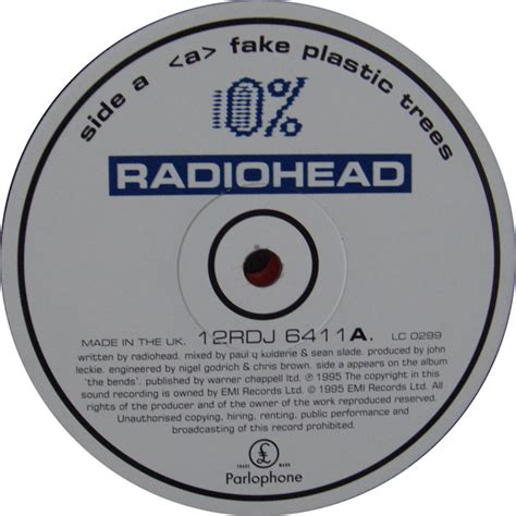 Radiohead - Fake Plastic Trees (1995, Vinyl) | Discogs