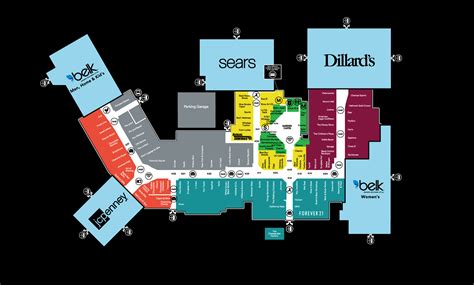 West Town Mall Map – Map Of The Usa With State Names