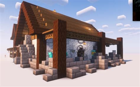 Custom Medieval Armorer House + Schematic Minecraft Map