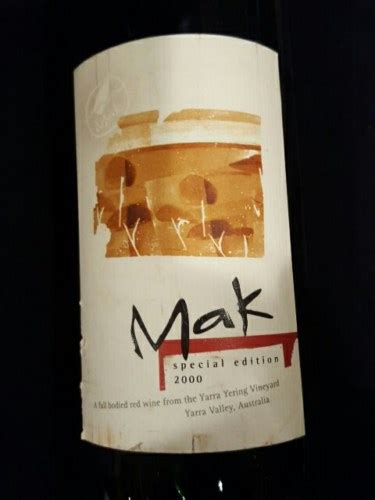 Mak Yarra Yering Vineyard Special Edition | Vivino US