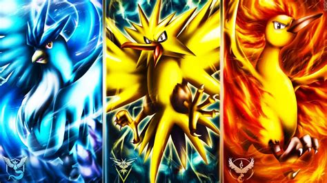 Pokemon Legendary Birds Wallpaper