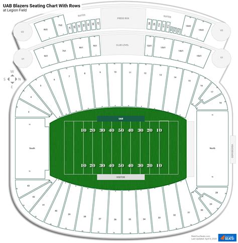 Legion Field Seating Charts - RateYourSeats.com