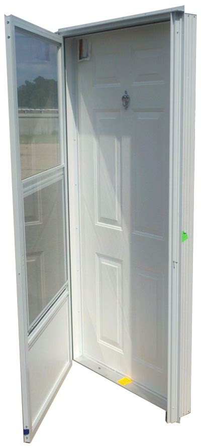 32x76 Steel Solid Door with Peephole LH for Mobile Home Manufactured ...