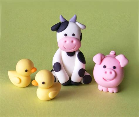 CathCakeToppers | Animal cake topper, Farm animal cakes, Farm cake