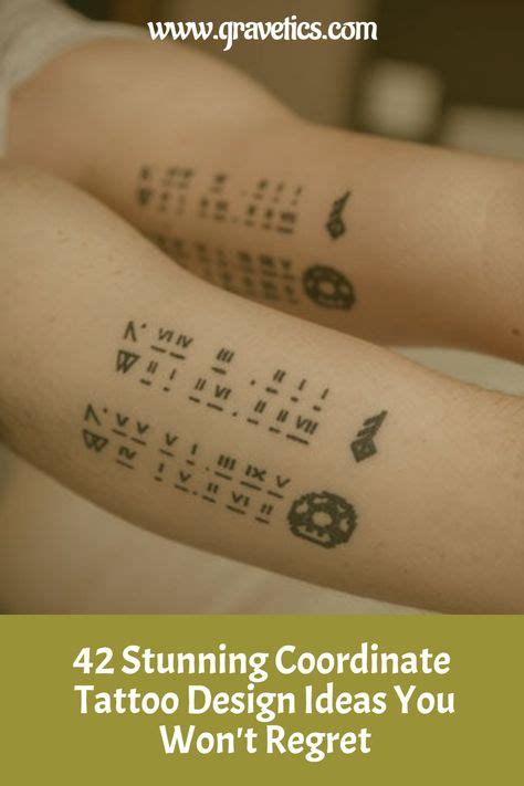 We have selected for you best examples of coordinate tattoo design ideas to inspire you. Date ...