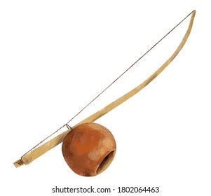 Illustration Capoeira Musical Instrument Berimbau Origin Stock ...