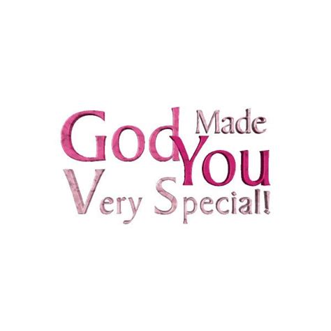 God Made You Special | Religious quotes, God made you, Quotes about god