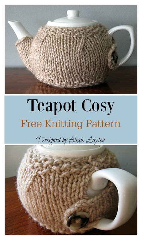 Teapot Cosy Free Knitting Pattern