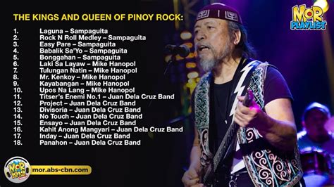 The Kings and The Queen of Pinoy Rock, Non-Stop! | MOR Playlist Non ...