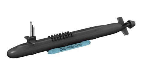 Columbia Class Submarine Model. – EnDTaS