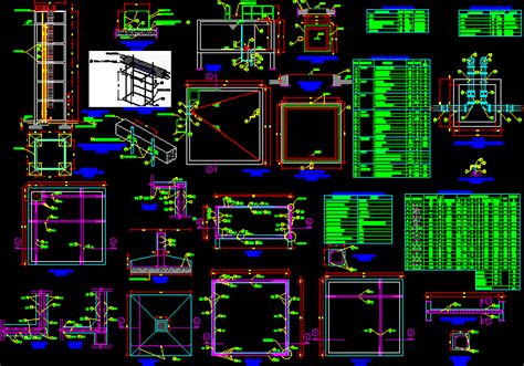 Elevated Water Tank Autocad Drawing - Design Talk