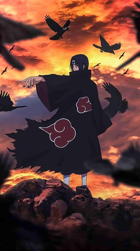 Akatsuki Wallpaper 4k Itachi Uchiha Akatsuki Wallpaper 4k Pc Images