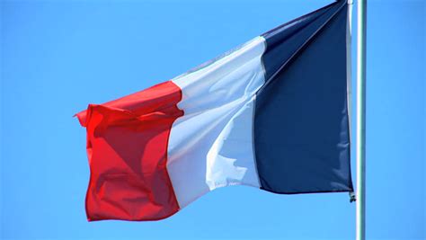 The Tricolor,the National Flag Of France Stock Footage Video 261274 ...