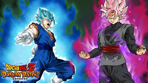 Super Saiyan Blue Vegito vs Super Saiyan Rose Goku Black Summons! | Dragon Ball Z Dokkan Battle ...