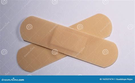 Adhesive Bandage for Minor Cuts. a Collection of Adhesive Bandages Stock Photo - Image of ...