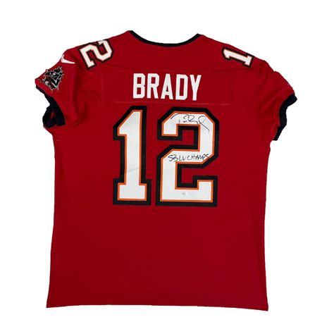 Tom Brady Signed Buccaneers Jersey Inscribed "SB LV Champs" (Fanatics ...